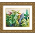 thumbnail image 1 of Pinto, Patricia 32x26 Gold Ornate Wood Framed with Double Matting Museum Art Print Titled - Mystic Garden II, 1 of 4