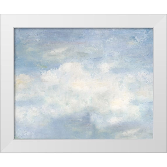 Pinto, Patricia 32x26 White Modern Wood Framed Museum Art Print Titled - Clouds