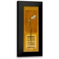 thumbnail image 1 of Pinto, Patricia 7x14 Black Modern Framed Museum Art Print Titled - Metamorphosis I, 1 of 5