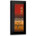 thumbnail image 1 of Pinto, Patricia 7x14 Black Modern Framed Museum Art Print Titled - Red Collage I, 1 of 5