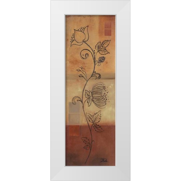 Pinto, Patricia 7x14 White Modern Wood Framed Museum Art Print Titled - Nice Illustration I