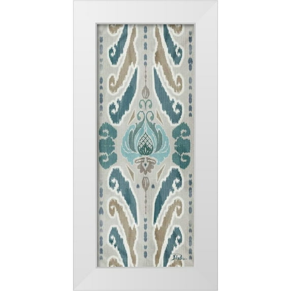 Pinto, Patricia 8x14 White Modern Wood Framed Museum Art Print Titled - A Touch of Flourish I