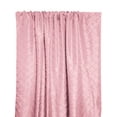 thumbnail image 1 of Pintuck Taffeta Cross Stitch Pattern Single Curtain Panel 54 Inch Wide Blush, 1 of 1
