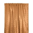 thumbnail image 1 of Pintuck Taffeta Cross Stitch Pattern Single Curtain Panel 54 Inch Wide Champagne, 1 of 1