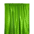thumbnail image 1 of Pintuck Taffeta Cross Stitch Pattern Single Curtain Panel 54 Inch Wide Lime Green, 1 of 1