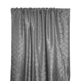 thumbnail image 1 of Pintuck Taffeta Cross Stitch Pattern Single Curtain Panel 54 Inch Wide Silver, 1 of 1