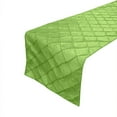 thumbnail image 1 of Pintuck Taffeta Table Runner Lime Green, 1 of 1