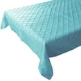 thumbnail image 1 of Pintuck Taffeta Tablecloth Aqua, 1 of 1