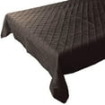 thumbnail image 1 of Pintuck Taffeta Tablecloth Brown, 1 of 1