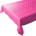 thumbnail image 1 of Pintuck Taffeta Tablecloth Fuchsia, 1 of 1