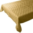 thumbnail image 1 of Pintuck Taffeta Tablecloth Gold, 1 of 1