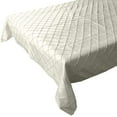 thumbnail image 1 of Pintuck Taffeta Tablecloth Ivory, 1 of 1