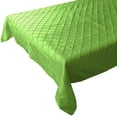 thumbnail image 1 of Pintuck Taffeta Tablecloth Lime Green, 1 of 1