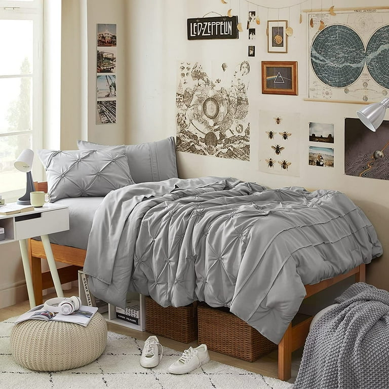 Full comforter on online twin xl bed