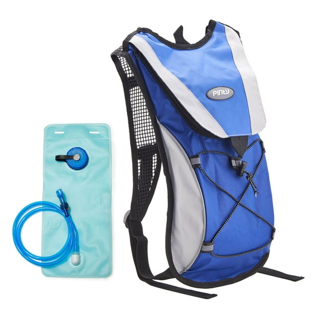 Pinty Premium Nylon Backpack with 2L Water Bladder Hydration Bag for ...