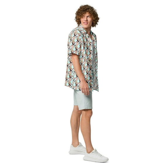 Pinup Classic Print by Lias Design Unisex button shirt (M)