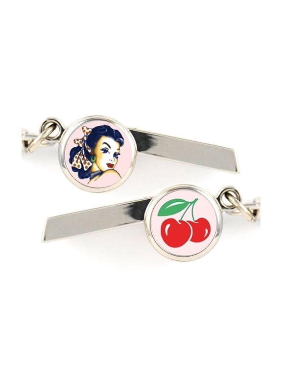 Pinup Safety Whistle Keychain - 080