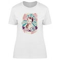 thumbnail image 1 of Pinup Woman T-Shirt Women -Image by Shutterstock, Female Medium, 1 of 2