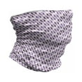 thumbnail image 1 of Pinwheel Neck Gaiter, Swirling Floral Style, Unisex, Dark Purple Violet, by Ambesonne, 1 of 3