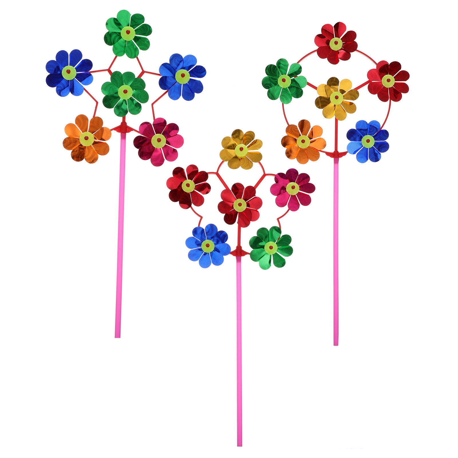 Wind Spinner 21 Zoll (53 Cm) – Süße Tier-Figuren Für Garten, Bunt, Wetterfest, Einfach Zu Installieren