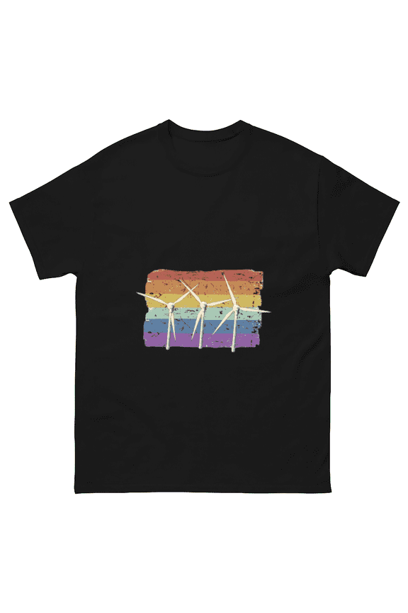 Pinwheels With Rainbow Colors Pride Celebration Wind Unisex T-Shirt, for men & women, up to size 5XL