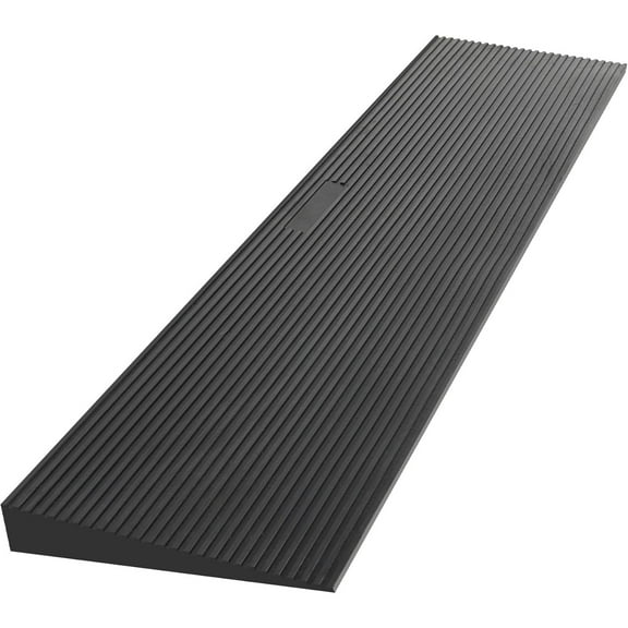 Pinypikaka 1.2" Rise Threshold Ramps, Rubber Wheelchair Ramp Adjustable & Cuttable, Non-Slip Door Entry Ramp Doorways Driveways for Wheelchairs, Scooters, Walkers