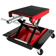 Motorcycle Lift 1100lb Jack - Wide Deck Scissor Lift Stand For Bike, ATV, Scooter Bike Lift - Foto 9