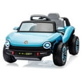 thumbnail image 1 of Pinypikaka 12V Ride On Car for Kids Electric Vehicle 4 Wheeler Toddler Battery Powerd Toy Car with Remote Control, LED Headlights, Horn, Music, 1 of 8