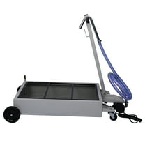 Pinypikaka 15 Gallon Oil Drain Tank With 110V Electric Pump Waste Oil Change Pan With Long T-Handle