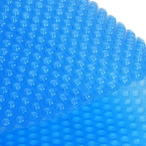 Pinypikaka 16' x 32' Premium 300μm Rectangle Solar Pool Cover 14 Mil for Solar Heating Above Ground Pools and Inground Pools, Blue