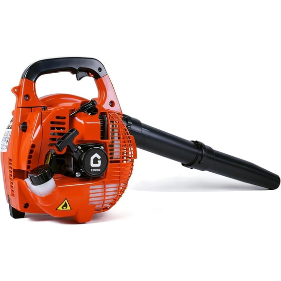 Pinypikaka 28 CC Gas Leaf Blower,1.1 HP 2-Cycle Handheld Leaf Blower, 490-CFM, 280 MPH Powerful Clearing Performance and Ergonomic Design, Cruise Control for Clears Leaves, Debris