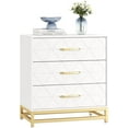 thumbnail image 1 of Pinypikaka 3 Drawer Dresser for Bedroom Modern Dressers Chest of Drawers with Wide Drawers and Metal Handles, Wood Dressers, 1 of 6