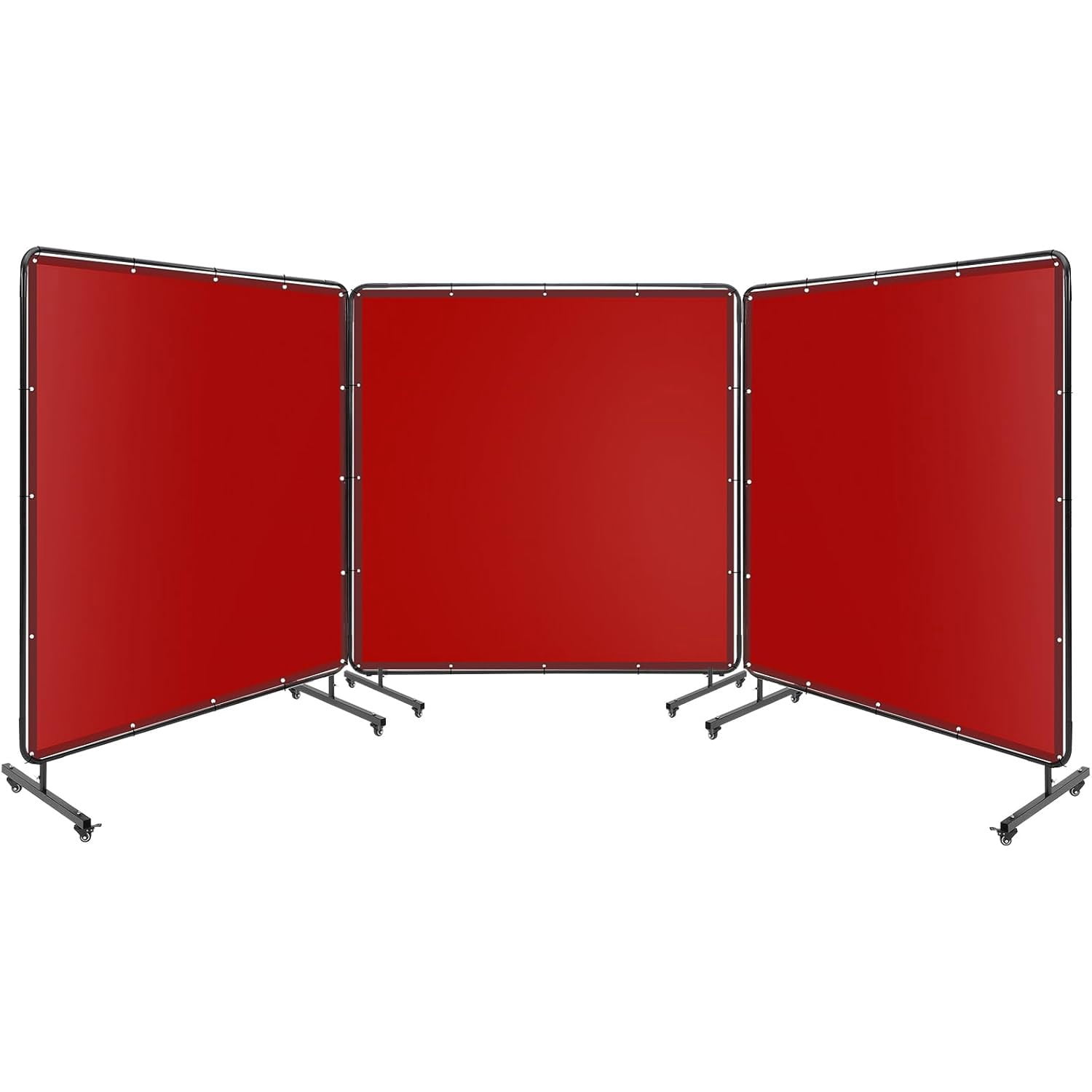 Pinypikaka 3 Panel Welding Screen with Frame, Flame Resistant PVC ...
