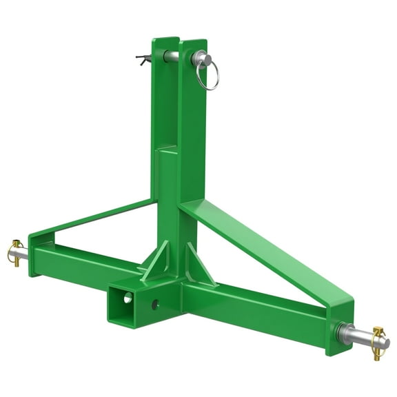Pinypikaka 3 Point Trailer Hitch with 2" Receiver, Heavy Duty Drawbar Adapter Cat 1 Tractor, 10,000Lb Tractor Hitch Receiver, Towing Ball Mount