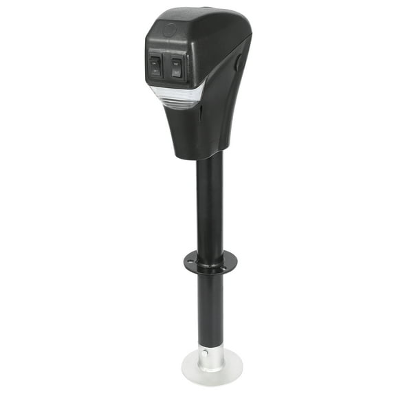 Pinypikaka 3500lbs Electric Tongue Jack for A-Frame Trailer with Front LED, RV Heavy-Duty Power Trailer Jack, 18'' Lift, DC 12V Electric Trailer Jack