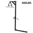 thumbnail image 1 of Pinypikaka 400 lbs Capacity Deer Hoist for Truck Hitch, Deer Hanger for Skinning, Game Hoists with Lifting Winch, Adjustable Height & 360 Degrees Swivel, 1 of 9