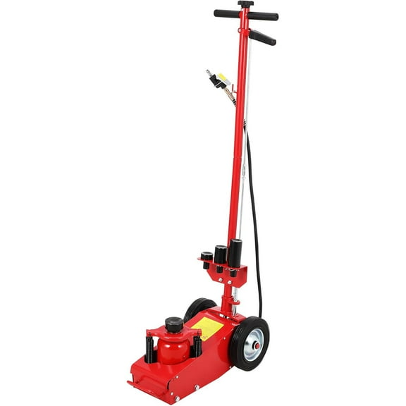 Pinypikaka 44,000 lbs Air Hydraulic Floor Jack 22 Ton Heavy Duty Floor Jack for Trucks, Tractors, Low Profile, 4 Adapters, 46" Adjustable Handle