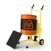 Pinypikaka 440 lbs Hydraulic Material Lift, Pallet Truck Dolly, Lift Table, Fork Lift, 36" Max Lift Winch Stacker, Multifunctional Hydraulic Hand Truck with Steel Platform Board, Adjustable Fork