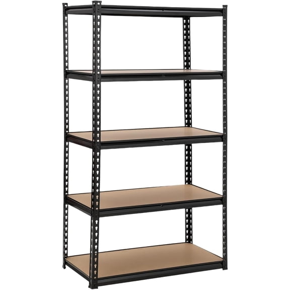 Pinypikaka 5 Tier Garage Storage Shelves, Heavy Duty Utility Shelves Metal Shelving Unit, Adjustable Storage Shelves Rack for Kitchen Basement Pantry Laundry, 48"L x 18"W x 73"H
