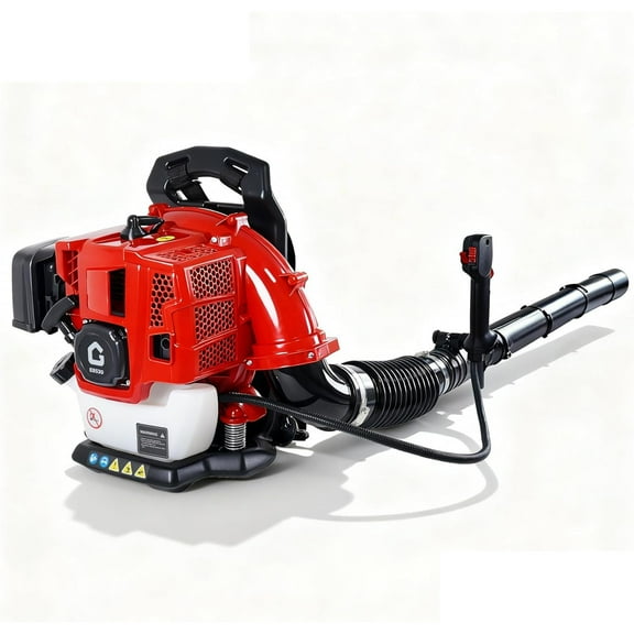 Pinypikaka 52CC Backpack Blower, 2.2 HP 2-Cycle Gas Leaf Blower with 780 CFM & 270 MPH, Airflow for Lawn Care, Powerful Clearing Performance, Low-Vibration Harness, Clears Leaves, Snow
