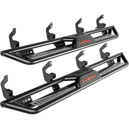 Pinypikaka 6 Inch Running Boards Side Steps Compatible for Chevy Silverado/GMC Sierra 1500 Crew Cab 2007-2018 2500/3500HD 2007-2019 Rock Sliders, 550lbs Capacity, Black