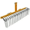 5FT Landscape Rake for Tractor,3-Point Lawn Dethatcher Attachments with ...