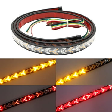 Pinypikaka 60" Tailgate LED Strip Bar Truck Stop Brake Turn Signal Tail Light Universal for Pickup Trucks, Trailers, Cars, SUV, RV