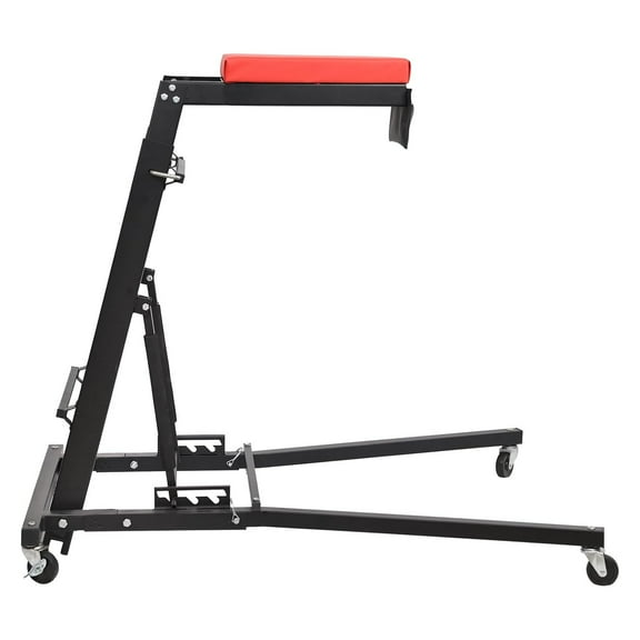 Pinypikaka Adjustable Automotive Engine Creeper, Thick Padded Deck Foldable Car Creeper 400 Lbs for Home Garage Workshop Repair Maintenance