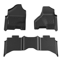 Pinypikaka Floor Mats Compatible for Dodge Ram 1500/2500/3500 Crew Cab 2012-2018, Compatible for Dodge Ram 1500 Classic Crew Cab 2019-2023