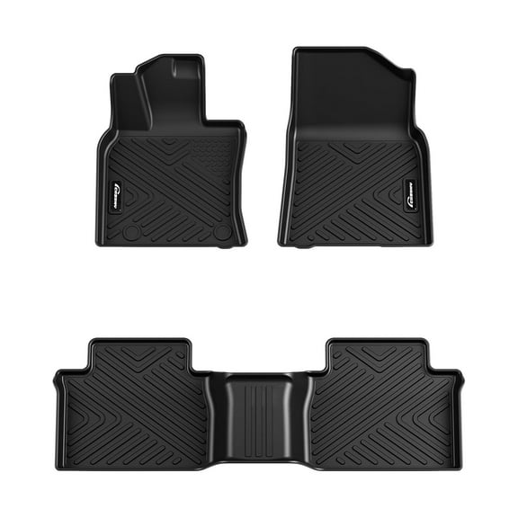 Pinypikaka Floor Mats for Toyota Camry 2025, All Weather Vehicle Specific Fit Front 1st & 2nd Row Car Floor Liner Accessories