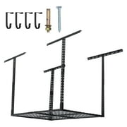 Pinypikaka Garage Ceiling Storage Racks - Heavy Duty Steel Overhead Garage Storage Rack Hanging Storage Shelves