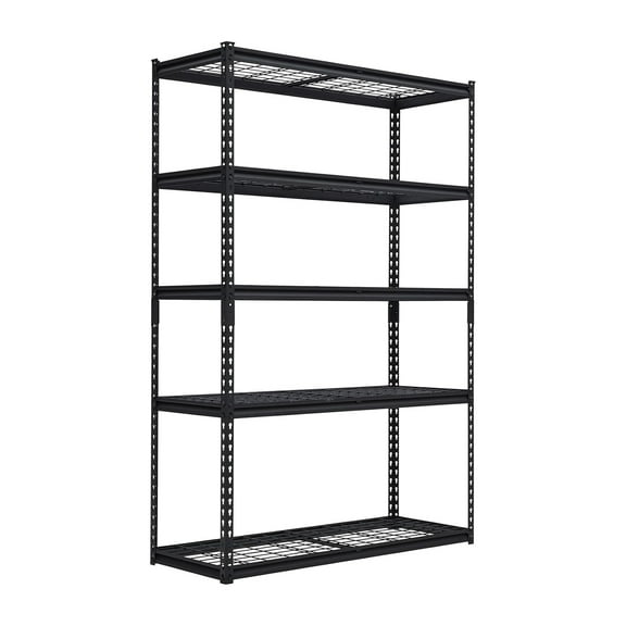 Pinypikaka Garage Shelving, Heavy Duty Garage Shelving 2000lbs/2500lbs Load Bearing Storage Shelves Adjustable, Durable Metal Storage Shelves, Easy Assemble for Garage, Basement