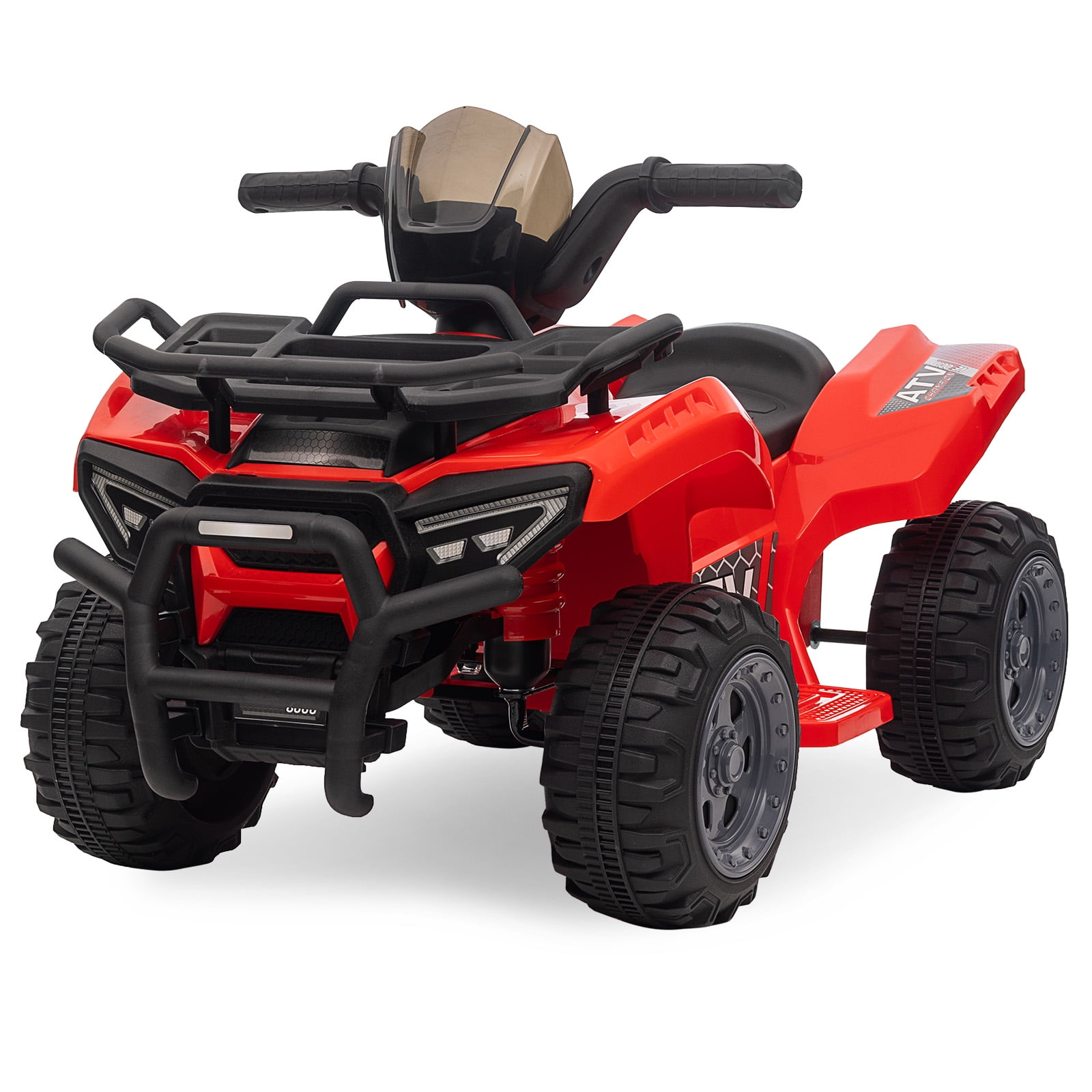 Pinypikaka Kids ATV 4 Wheeler 6V Ride on Car Toy with Music, 1.8 MPH ...