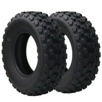 Pinypikaka Pack of 2 21x7-10 ATV Tires, 4PR All Terrain 21x7-10 TL ATV UTV Trail Sand Mud Off-Road Tires, Tubeless, Black